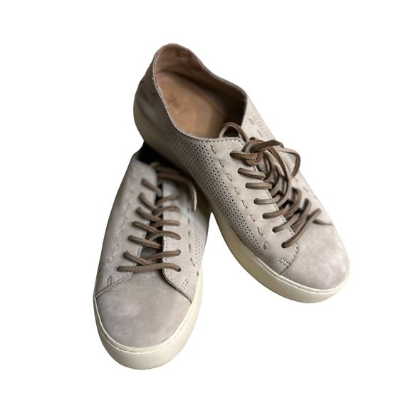 frye perforated leather fashion sneakers